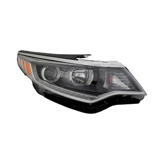 Pacific Best® - Passenger Side Replacement Headlight (Standard Line)