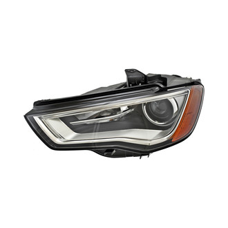 Pacific Best® - Driver Side Replacement Headlight Lens and Housing (CAPA Certified)