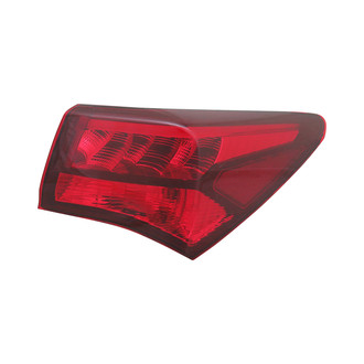 Pacific Best® - Passenger Side Outer Replacement Tail Light (CAPA Certified)