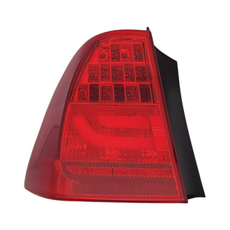 Pacific Best® - Driver Side Outer Replacement Tail Light (Standard Line)