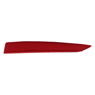 Pacific Best® - Rear Driver Side Bumper Reflector (CAPA Certified)