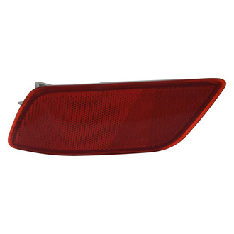 Pacific Best® - Rear Driver Side Bumper Reflector (CAPA Certified)