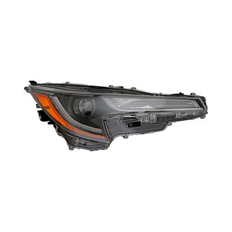 Pacific Best® - Driver Side Replacement Headlight Lens and Housing (CAPA Certified)
