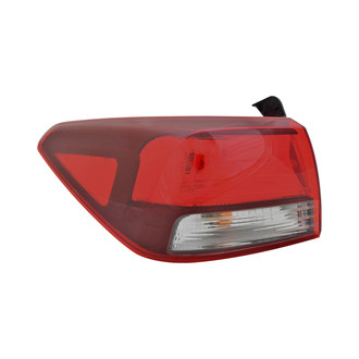 Pacific Best® - Driver Side Outer Replacement Tail Light (Standard Line)