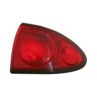 Pacific Best® - Passenger Side Outer Replacement Tail Light Lens and Housing (Standard Line)