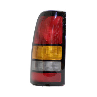 Pacific Best® - Driver Side Replacement Tail Light Lens and Housing (Standard Line)