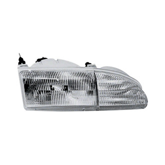 Pacific Best® - Driver Side Replacement Headlight (Standard Line)