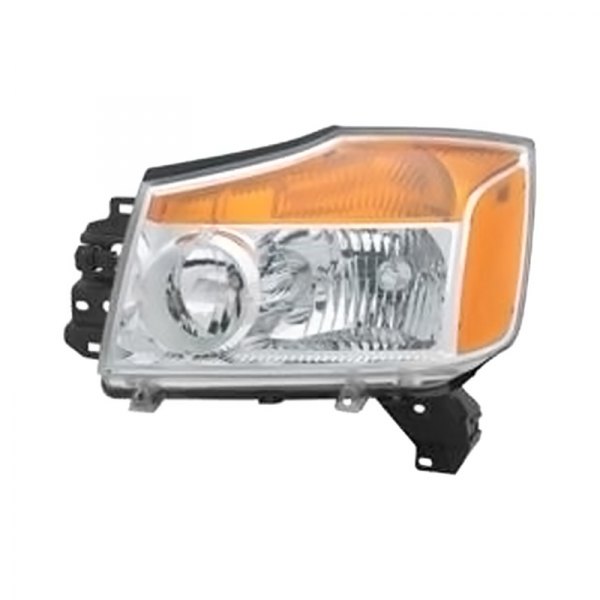 Pacific Best® - Driver Side Replacement Headlight, Nissan Titan
