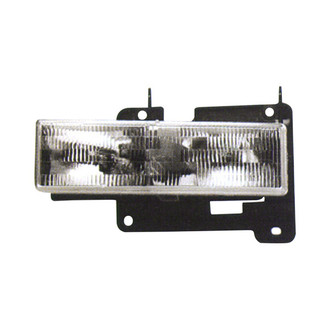 Pacific Best® - Driver Side Replacement Headlight (Standard Line)