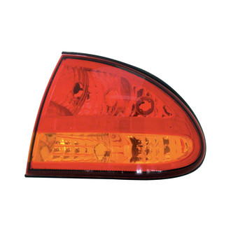 Pacific Best® - Passenger Side Outer Replacement Tail Light Lens and Housing (Standard Line)