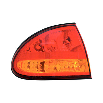 Pacific Best® - Driver Side Outer Replacement Tail Light Lens and Housing (Standard Line)
