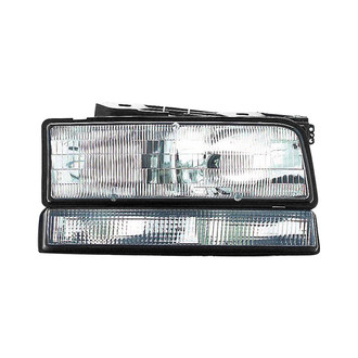 Pacific Best® - Passenger Side Replacement Headlight (Standard Line)