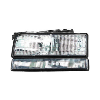 Pacific Best® - Driver Side Replacement Headlight (Standard Line)