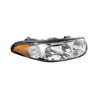 Pacific Best® - Driver Side Replacement Headlight Lens and Housing (Standard Line)