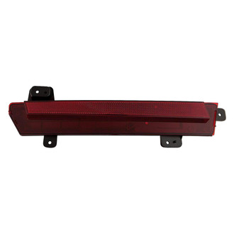Pacific Best® - Rear Driver Side Bumper Reflector (CAPA Certified)