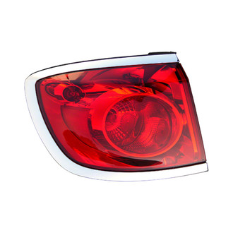 Pacific Best® - Driver Side Outer Replacement Tail Light (Standard Line)