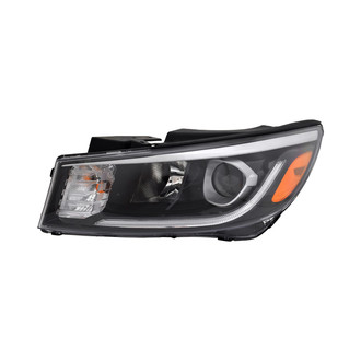 Pacific Best® - Driver Side Replacement Headlight (Standard Line)