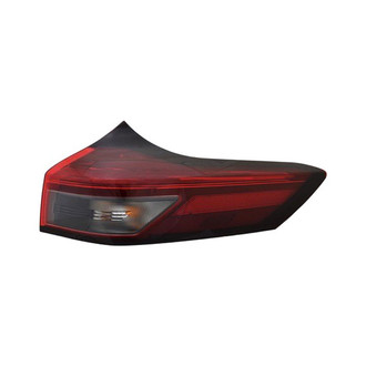 Pacific Best® - Passenger Side Outer Replacement Tail Light (CAPA Certified)