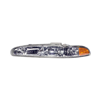 Pacific Best® - Driver Side Replacement Headlight (Standard Line)