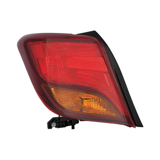 Pacific Best® - Driver Side Replacement Tail Light Lens and Housing (CAPA Certified)