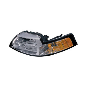 Pacific Best® - Driver Side Replacement Headlight Lens and Housing (Standard Line)