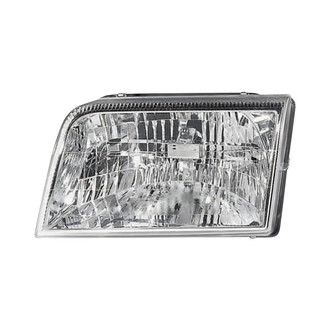 Pacific Best® - Driver Side Replacement Headlight Lens and Housing (Standard Line)