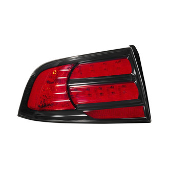 Pacific Best® - Driver Side Replacement Tail Light Lens and Housing (NSF Certified)