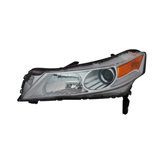 Pacific Best® - Driver Side Replacement Headlight Lens and Housing (CAPA Certified)