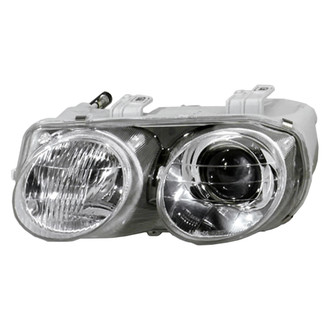 Pacific Best® - Driver Side Replacement Headlight Lens and Housing (Standard Line)