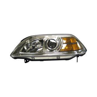 Pacific Best® - Driver Side Replacement Headlight Lens and Housing (Standard Line)