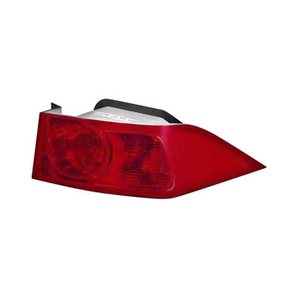 Pacific Best® - Passenger Side Outer Replacement Tail Light Lens and Housing (Standard Line)