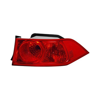 Pacific Best® - Passenger Side Outer Replacement Tail Light Lens and Housing (Standard Line)