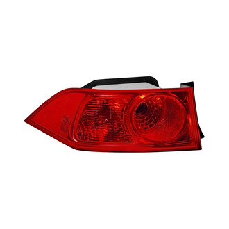 Pacific Best® - Driver Side Outer Replacement Tail Light Lens and Housing (Standard Line)