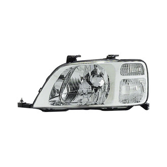 Pacific Best® - Driver Side Replacement Headlight Lens and Housing (CAPA Certified)