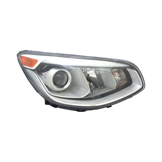 Pacific Best® - Passenger Side Replacement Headlight (Standard Line)