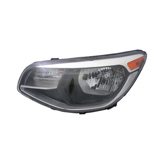 Pacific Best® - Driver Side Replacement Headlight (CAPA Certified)