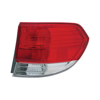 Pacific Best® - Passenger Side Outer Replacement Tail Light (CAPA Certified)