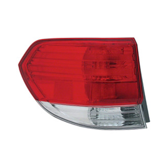Pacific Best® - Driver Side Outer Replacement Tail Light (CAPA Certified)