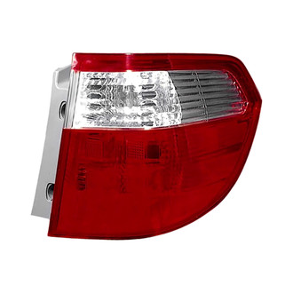 Pacific Best® - Passenger Side Outer Replacement Tail Light Lens and Housing (CAPA Certified)