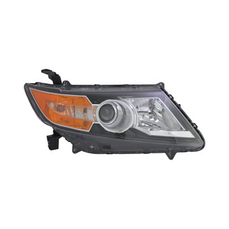 Pacific Best® - Passenger Side Replacement Headlight (CAPA Certified)