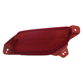 Pacific Best® - Rear Driver Side Bumper Reflector (CAPA Certified)