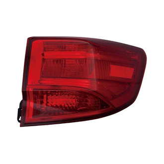 Pacific Best® - Passenger Side Outer Replacement Tail Light (CAPA Certified)