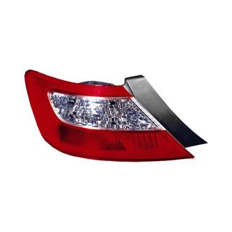Pacific Best® - Driver Side Outer Replacement Tail Light (Standard Line)