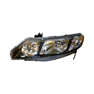 Pacific Best® - Driver Side Replacement Headlight Lens and Housing (Standard Line)