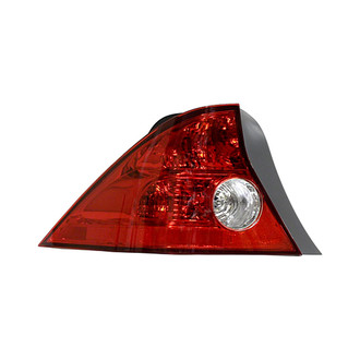 Pacific Best® - Driver Side Outer Replacement Tail Light Lens and Housing (CAPA Certified)