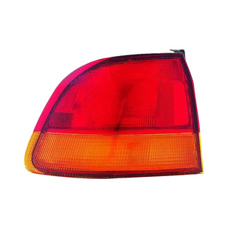 Pacific Best® - Driver Side Outer Replacement Tail Light Lens and Housing (Standard Line)