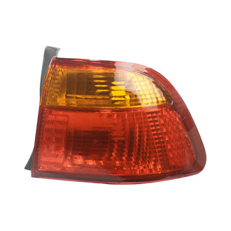 Pacific Best® - Passenger Side Outer Replacement Tail Light Lens and Housing (Standard Line)