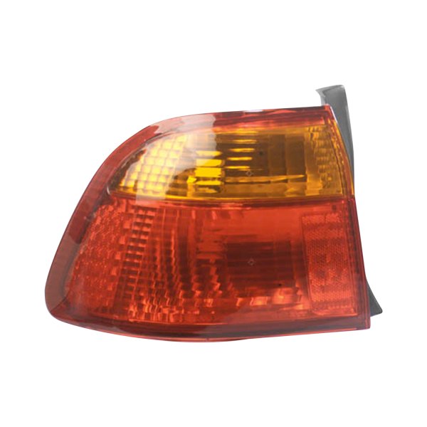 Pacific Best® - Driver Side Outer Replacement Tail Light Lens and Housing, Honda Civic