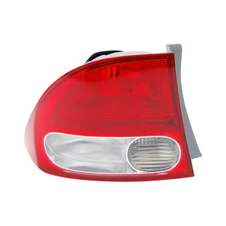 Pacific Best® - Driver Side Outer Replacement Tail Light (Standard Line)