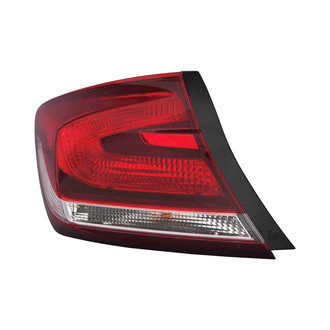 Pacific Best® - Driver Side Outer Replacement Tail Light (Standard Line)